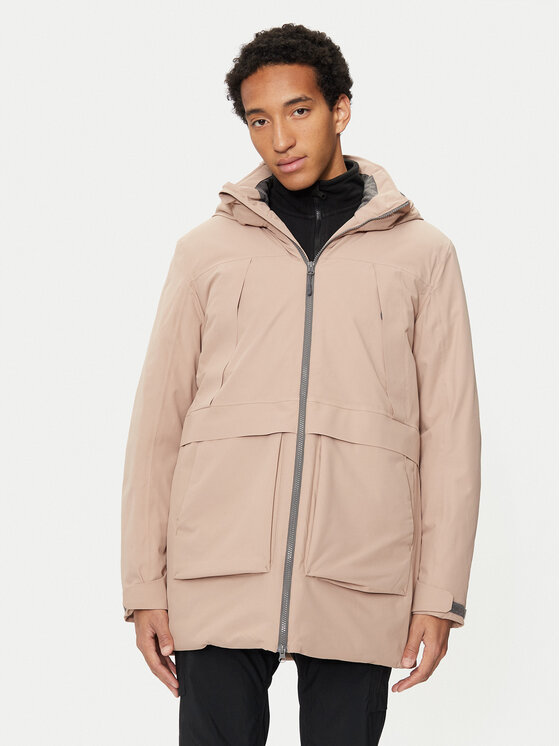 4F Outdoorová bunda 4FWAW24TTJAM563 Béžová Regular Fit
