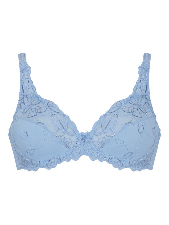 Hunkemöller Hunkemöller Podprsenka s kosticemi Diva 301189 Světle modrá