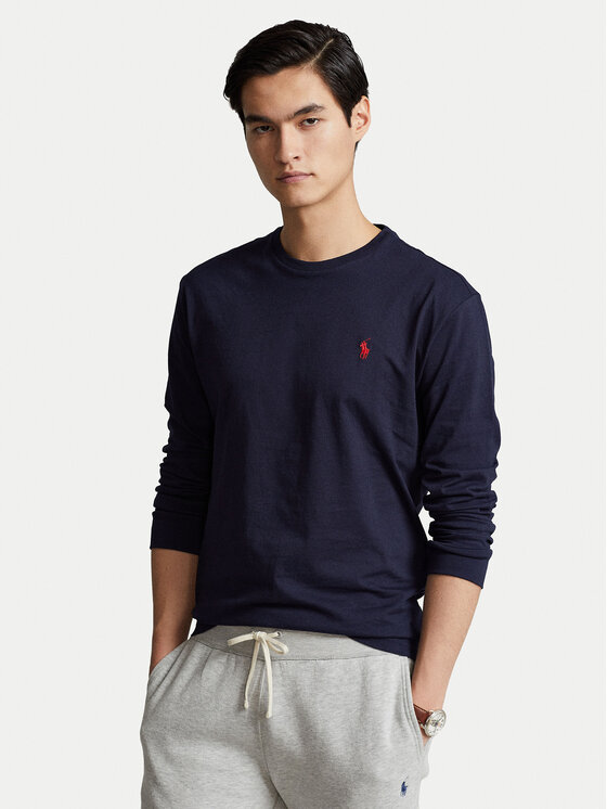 Polo Ralph Lauren Polo Ralph Lauren Longsleeve Classics 710671468024 Blu scuro Slim Fit