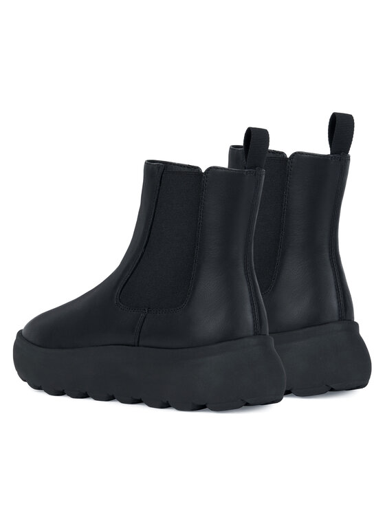 Geox Geox Polokozačky D Spherica Ec4.1 D36TCA 00085 C9999 Černá