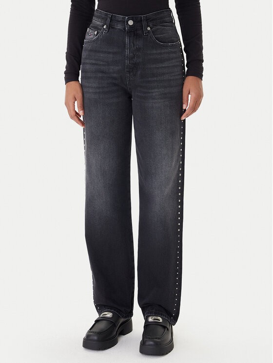 Tommy Jeans Tommy Jeans Jeansy Layla DW0DW21515 Černá Straight Fit