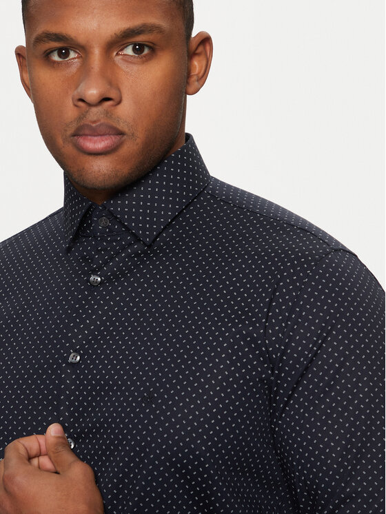 Calvin Klein Calvin Klein Marškiniai K10K113846 Tamsiai mėlyna Slim Fit