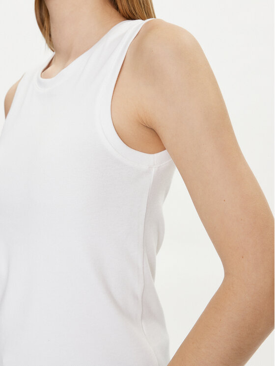 Gap Gap Top 540735-04 Biały Slim Fit