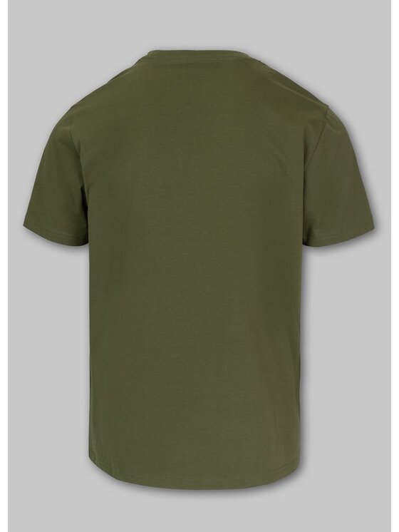PITBULL PITBULL T-Shirt Koszulka No Logo 20 L Zielony Regular Fit