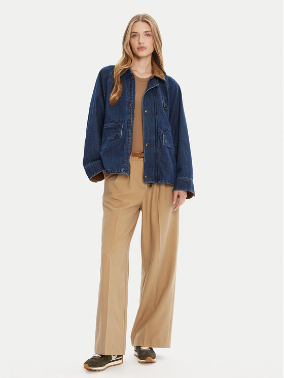 Polo Ralph Lauren Polo Ralph Lauren Дънково яке 211971233001 Син Oversize