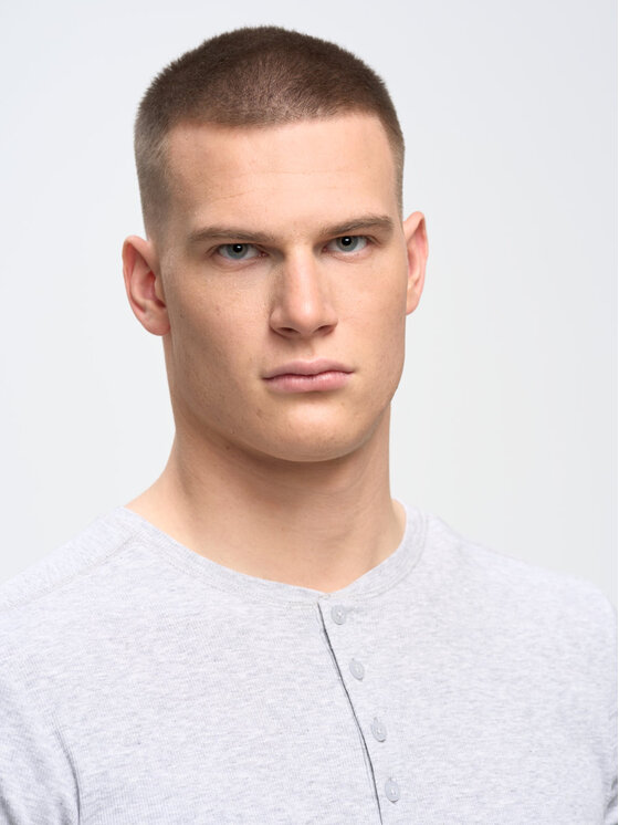 BIG STAR BIG STAR T-Shirt basicag_901 Szary Basic Fit