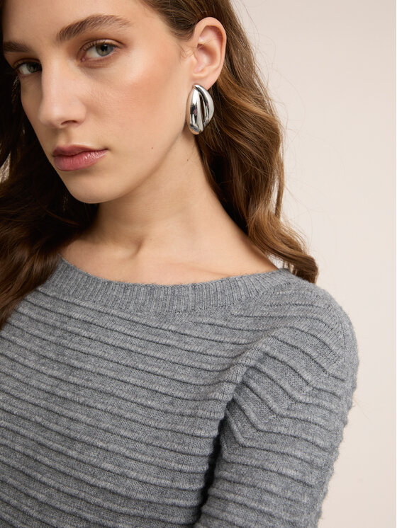 Motivi Motivi Cardigan M200E002150N023 Grigio Regular Fit