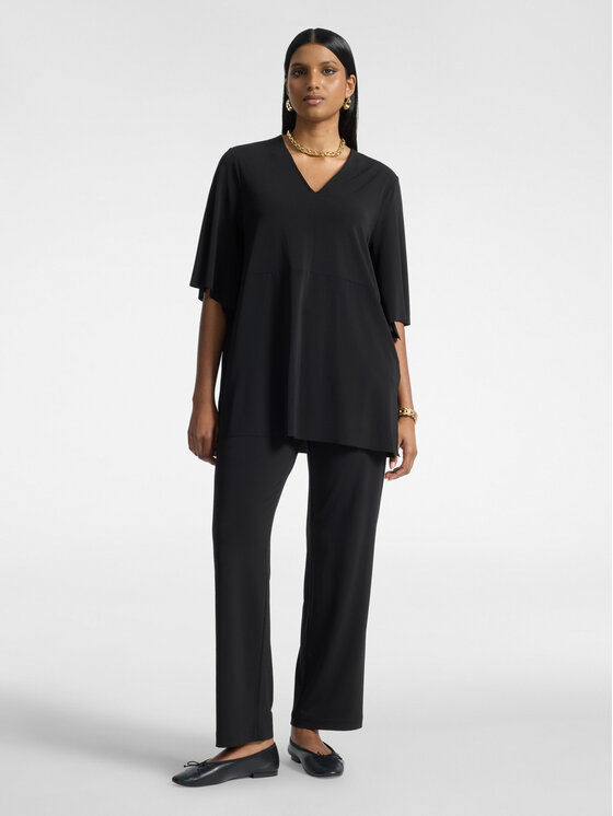 Elena Mirò Elena Mirò T-Shirt G059Z000713N033 Czarny Regular Fit