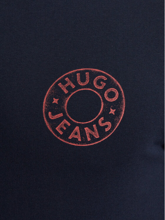 HUGO HUGO T-Shirt Nemodo 50572303 Granatowy Regular Fit