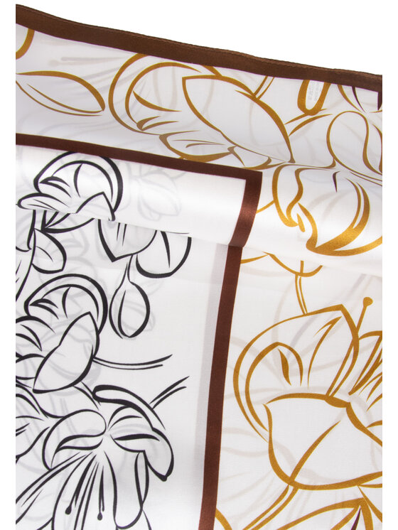 ALLORA BE UNIQUE ALLORA BE UNIQUE Foulard jedwabna Beige