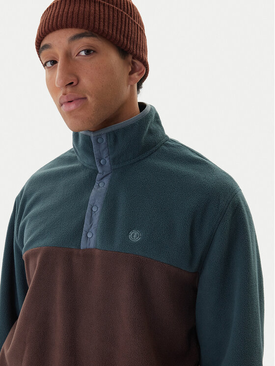 Element Element Felpa di pile ELYJK00222 Marrone Regular Fit