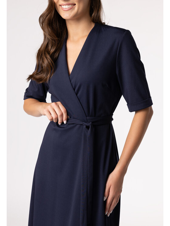 QUIOSQUE QUIOSQUE Letní šaty Quiosque 4VS020802 Tmavomodrá Regular Fit