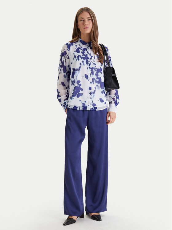 Calvin Klein Calvin Klein Cămașă LV044F123G Albastru Relaxed Fit