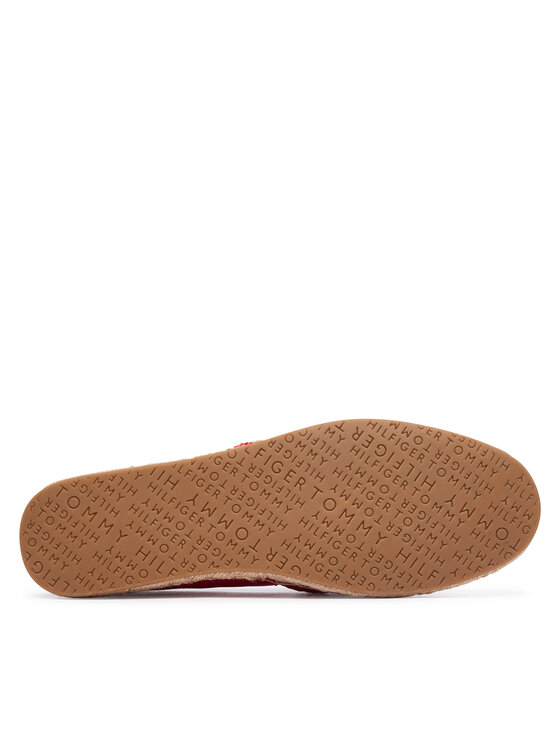 Tommy Hilfiger Tommy Hilfiger Espadrillas Script Crochet Espadrille FW0FW09502 Rosso