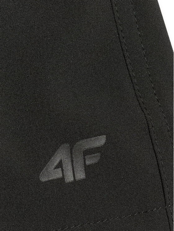 4F 4F Szorty sportowe FOB SUMMER Czarny Regular Fit