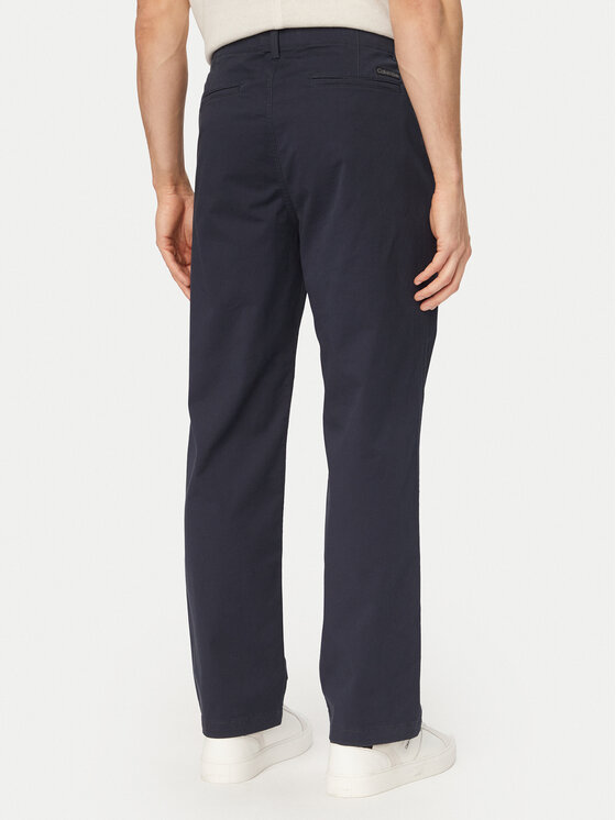 Calvin Klein Jeans Calvin Klein Jeans Chino kalhoty 90s LV04RF619G Modrá Straight Fit