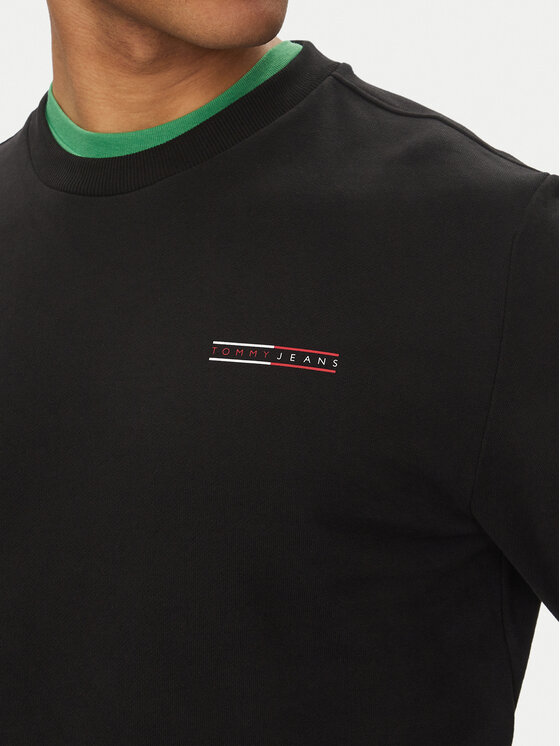 Tommy Jeans Tommy Jeans Μπλούζα Entry Graphic DM0DM20849 Μαύρο Regular Fit