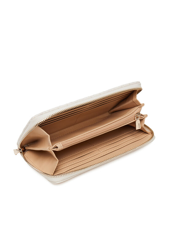 Guess Guess Μεγάλο Πορτοφόλι Γυναικείο Adelasia Slg SWQL96 58146 Εκρού