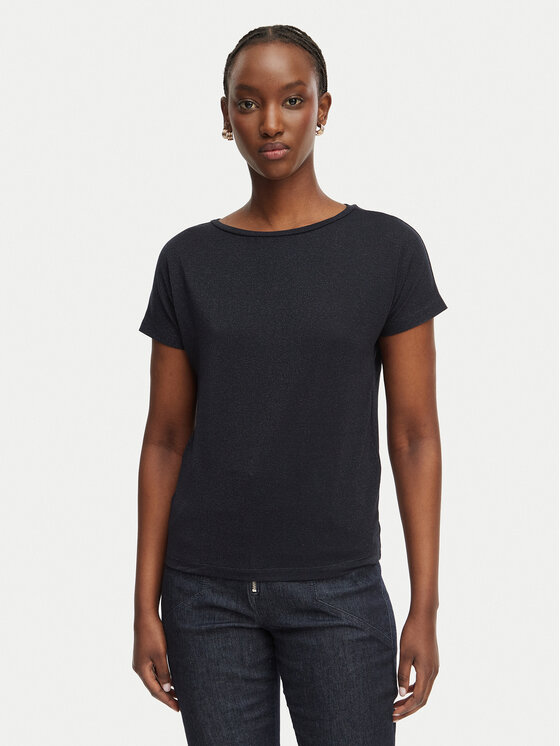 Marella Marella Blusa Accorta 2615971052 Blu scuro Regular Fit