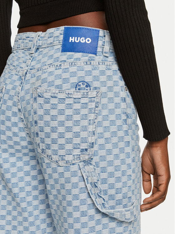 HUGO HUGO Джинси Getara_B 50517284 Світло-синій Baggy Fit
