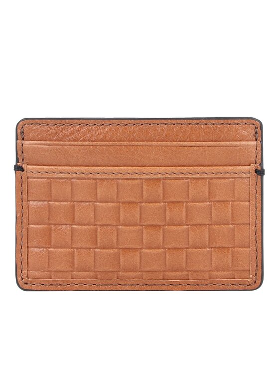 Etui na karty kredytowe Fossil, Brązowe, 256659