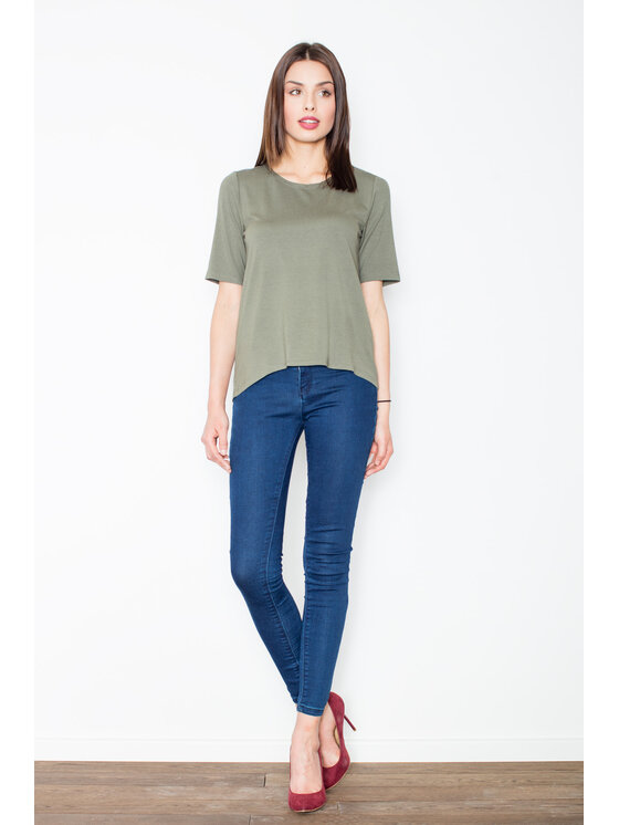 FIGL FIGL Halenka M436 Khaki Regular Fit