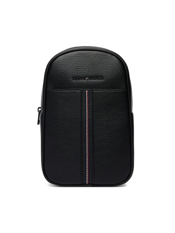 Tommy Hilfiger Geantă crossover Th Central Slingpack AM0AM14170 Negru