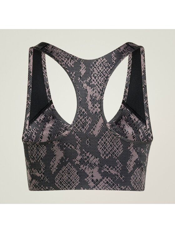 adidas by Stella McCartney adidas by Stella McCartney Biustonosz sportowy By Stella McCartney Power Impact Training Bra Medium Support Brązowy