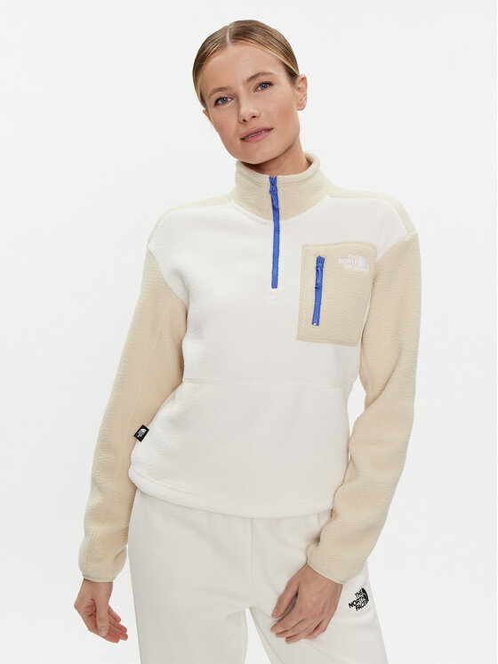 The North Face Veste polaire NF0A8843 Ecru Regular Fit Modivo