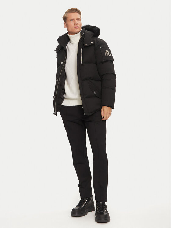 Moose Knuckles Moose Knuckles Geacă din puf Original 3Q Neoshear M32MJ128SX Negru Slim Fit
