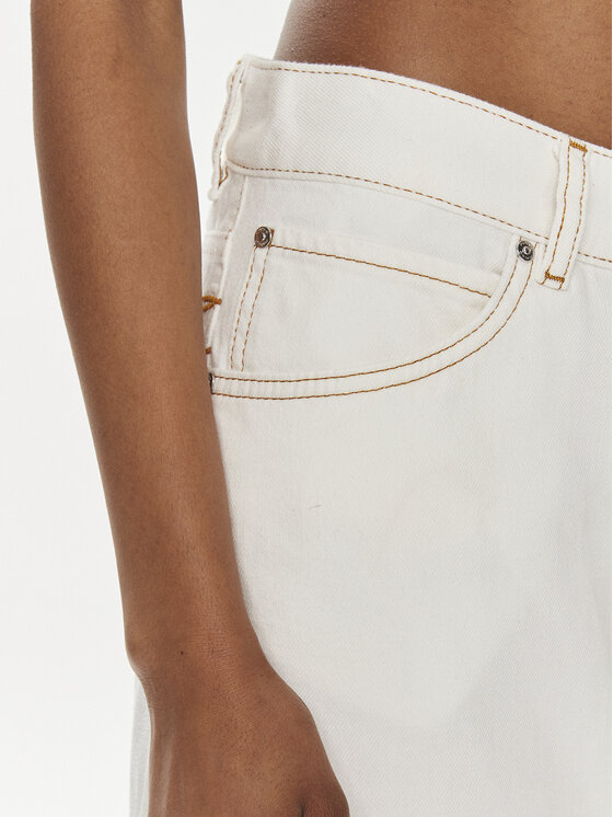 PINKO Pinko Spódnica jeansowa Riders 103628 A1VD Biały Regular Fit