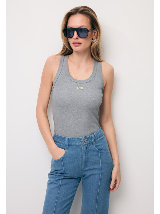BIZUU BIZUU Tank top EJRIS Šedá Standard Fit