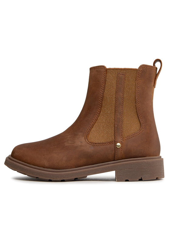 Clarks Clarks Botki Astrol Orin K 261541676 Brązowy