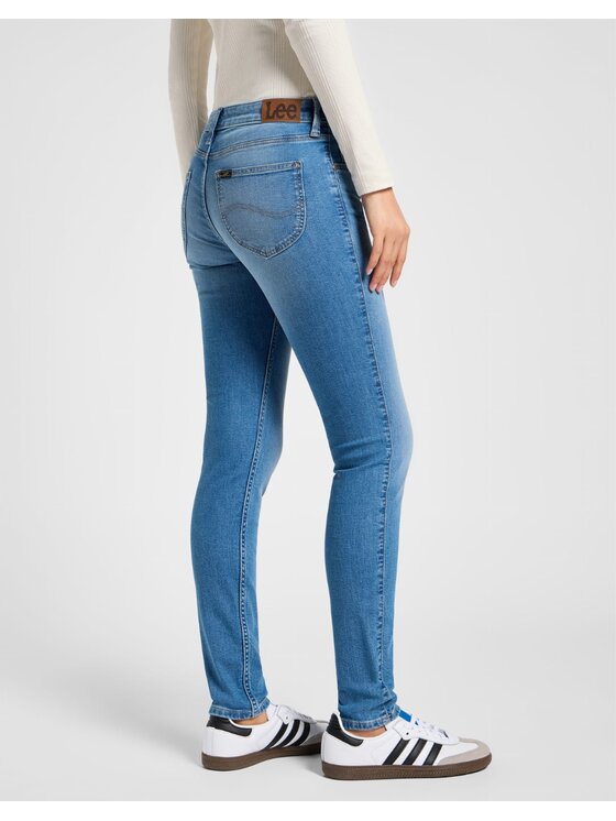Lee Lee Jeansy Scarlett Niebieski Skinny Fit