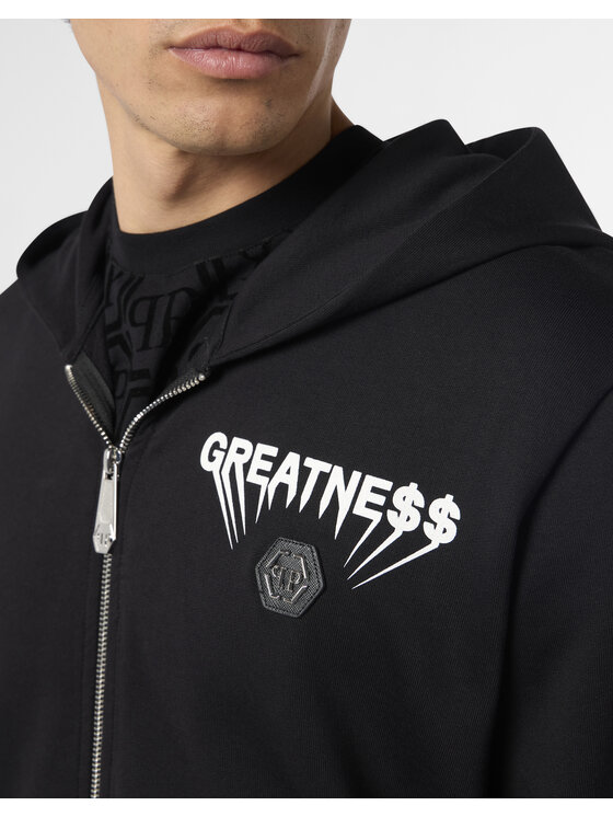 PHILIPP PLEIN PHILIPP PLEIN Felpa 25955 Nero Athletic Fit