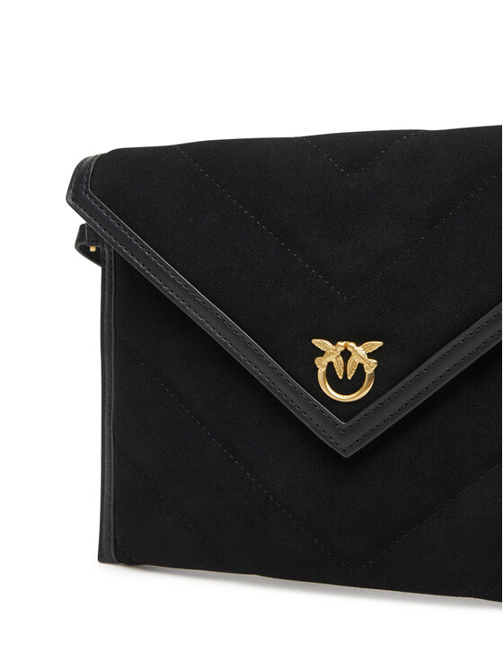 PINKO PINKO Ročna torba Flat Purse Handle AI 25-26 PCPL 104820 A2JH Črna