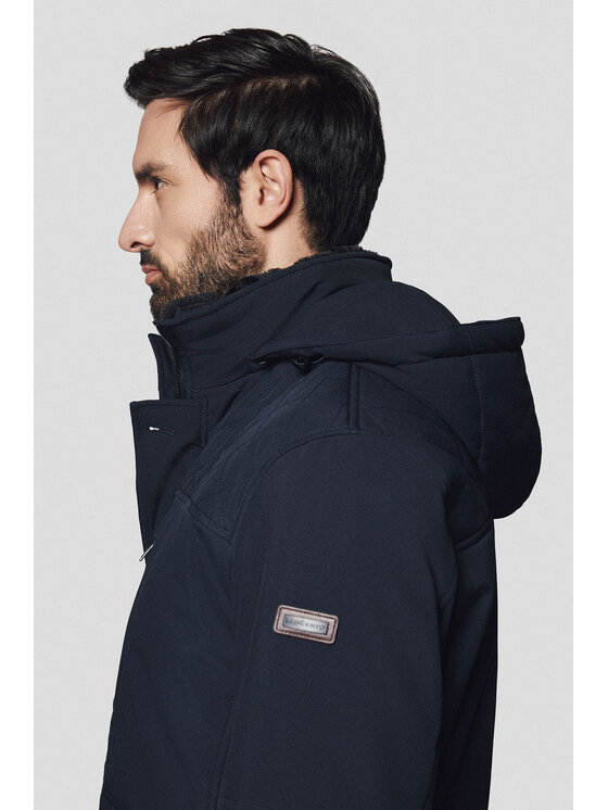 Lancerto Lancerto Kurtka zimowa Belgramo KU073224000009 Granatowy Regular Fit