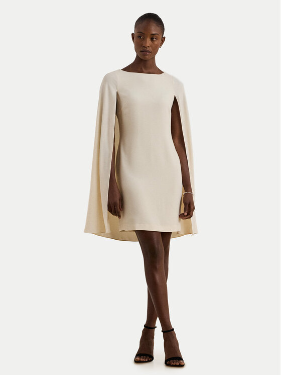 LAUREN RALPH LAUREN LAUREN RALPH LAUREN Abito da cocktail 253980921003 Crema Bodycon Fit