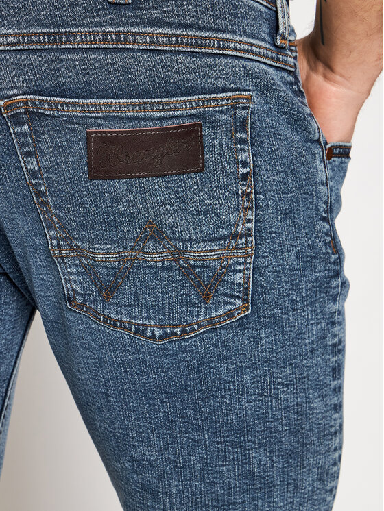 Wrangler Wrangler Džínové šortky Colton W15VJP251 112127167 Tmavomodrá Regular Fit