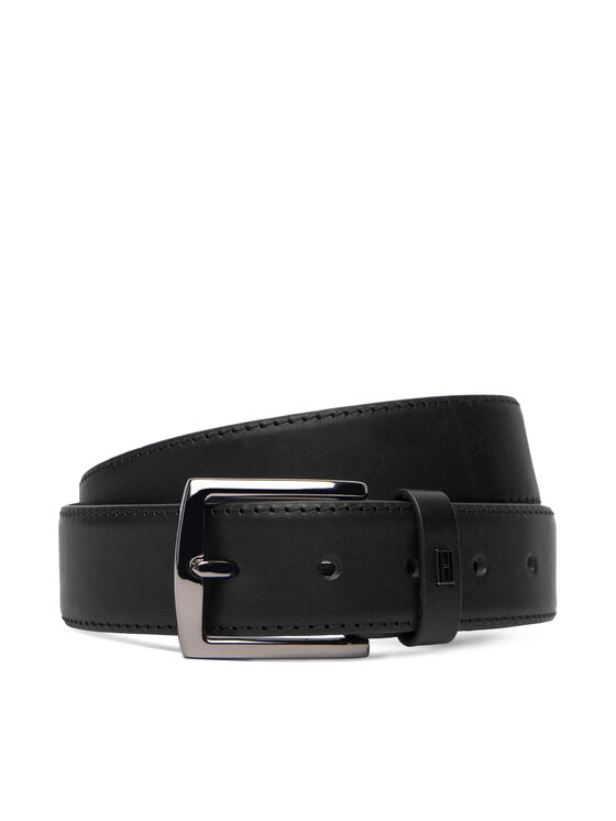 Tommy Hilfiger Tommy Hilfiger Ζώνη Ανδρική Denton Elevated 3.5 AM0AM13767 Μαύρο
