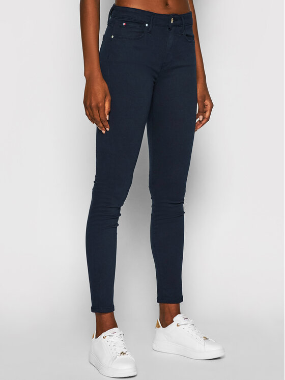 Tommy Hilfiger Tommy Hilfiger Jeans Como WW0WW30202 Blu scuro Skinny Fit
