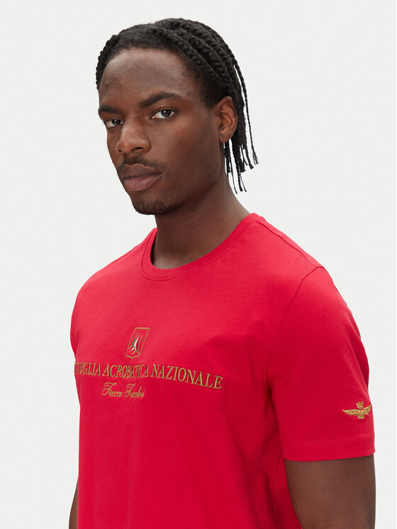 Aeronautica Militare Aeronautica Militare Majica 251TS2410J592 Rdeča Regular Fit