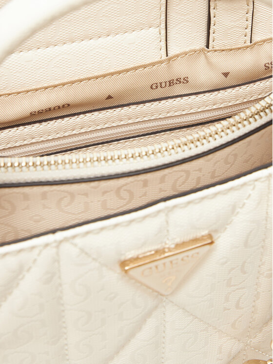 Guess Guess Дамска чанта Aldina HWGG96 63060 Кремав