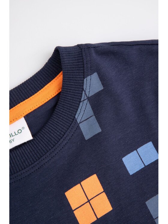 Coccodrillo Coccodrillo T-Shirt WC6143206MBK-015 Granatowy Regular Fit