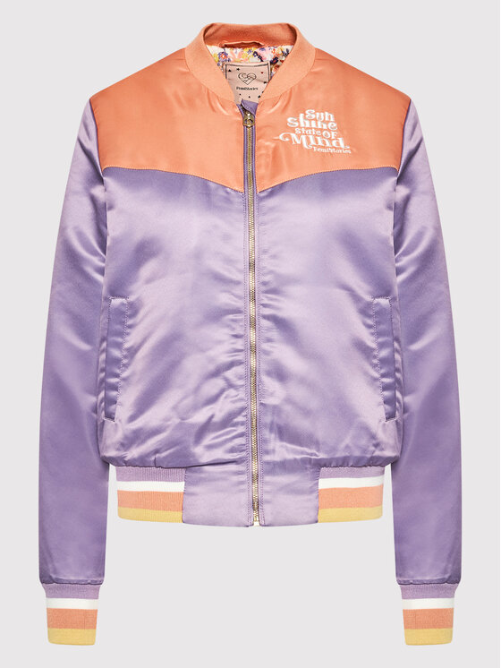 Femi Stories Femi Stories Bomber striukė Hana Violetinė Regular Fit