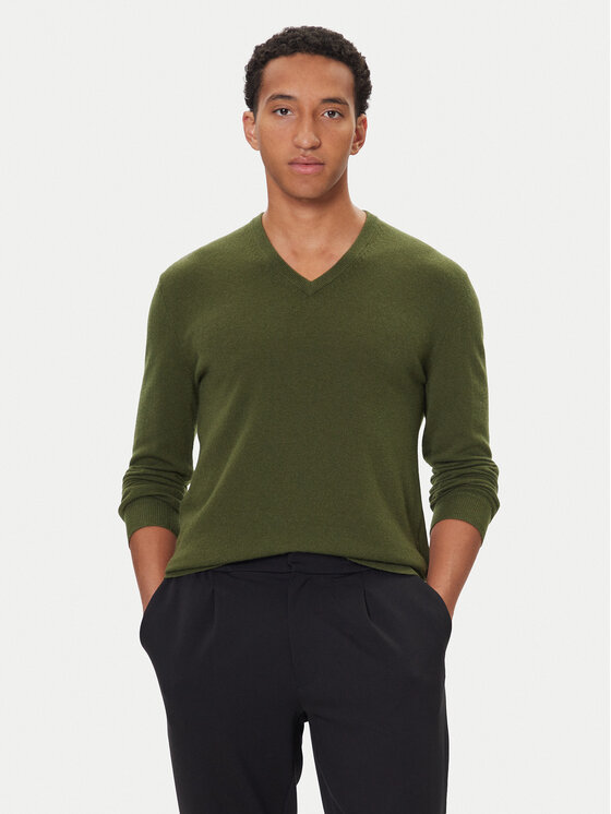 United Colors Of Benetton Pulover 1002U4407 Verde Regular Fit