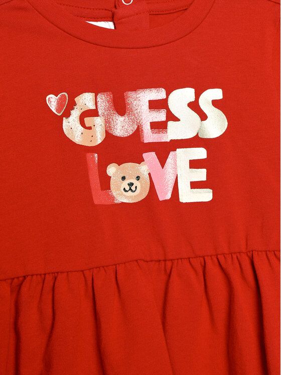 Guess Guess Σετ μπλουζάκι και κολάν A3BG03 J1311 Κόκκινο Regular Fit