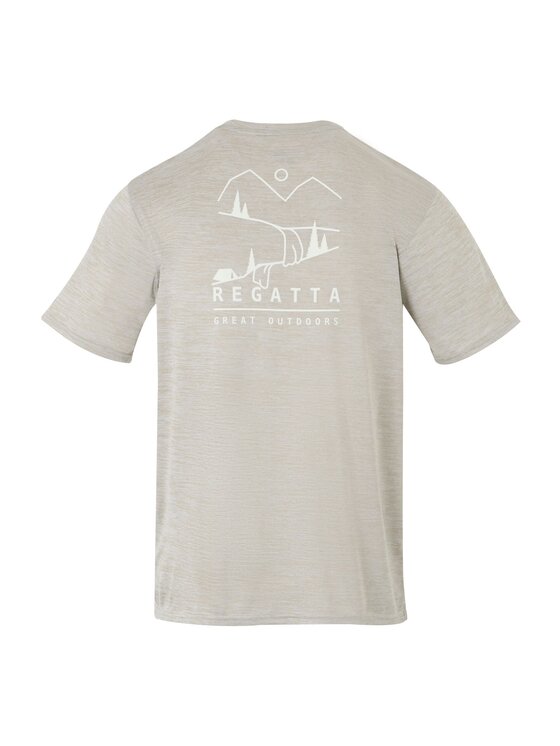 Regatta Regatta T-Shirt Fingal IX Czarny Short Fit