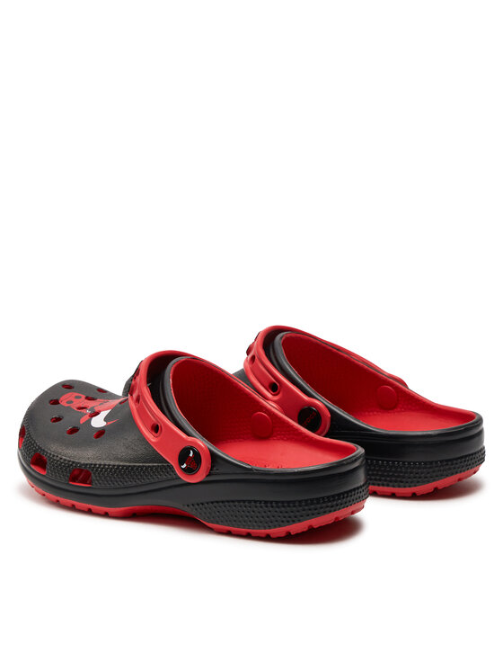 Crocs Crocs Natikače Nba Chicago Bulls Classic Clog Varsity 209441 Crna