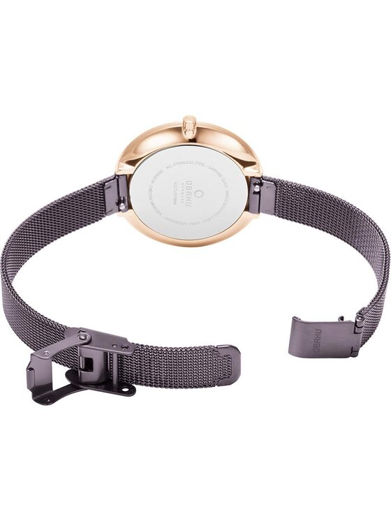 Obaku Obaku Hodinky V227LXVNMN Čierna